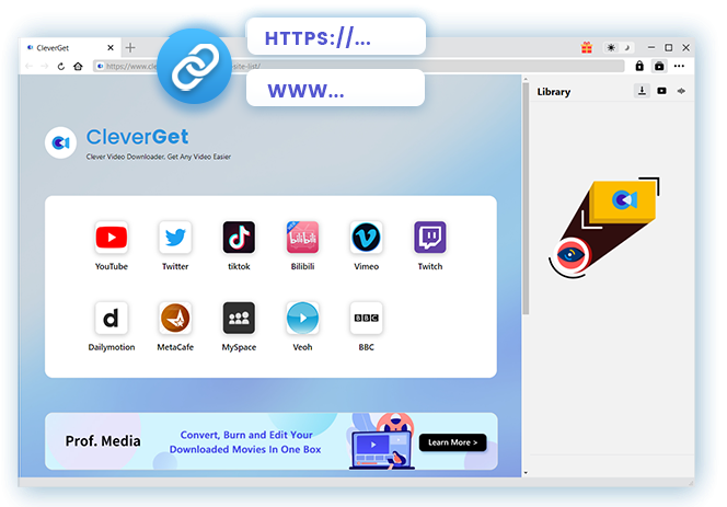 CleverGet Twitch 影片下載器